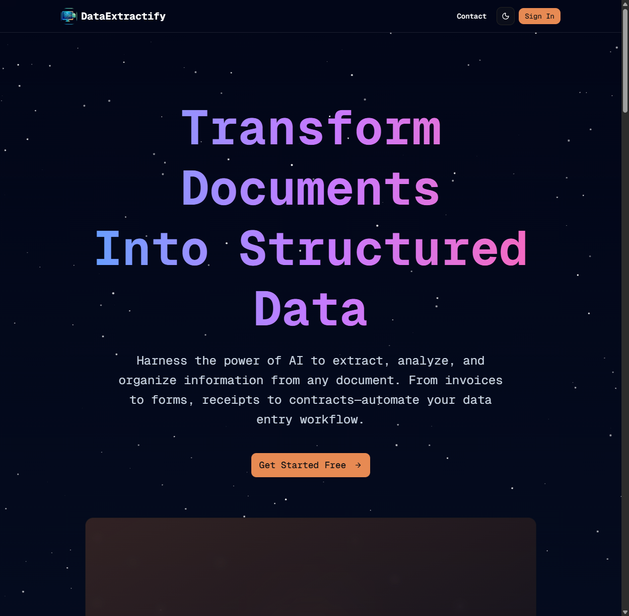 DataExtractify screenshot