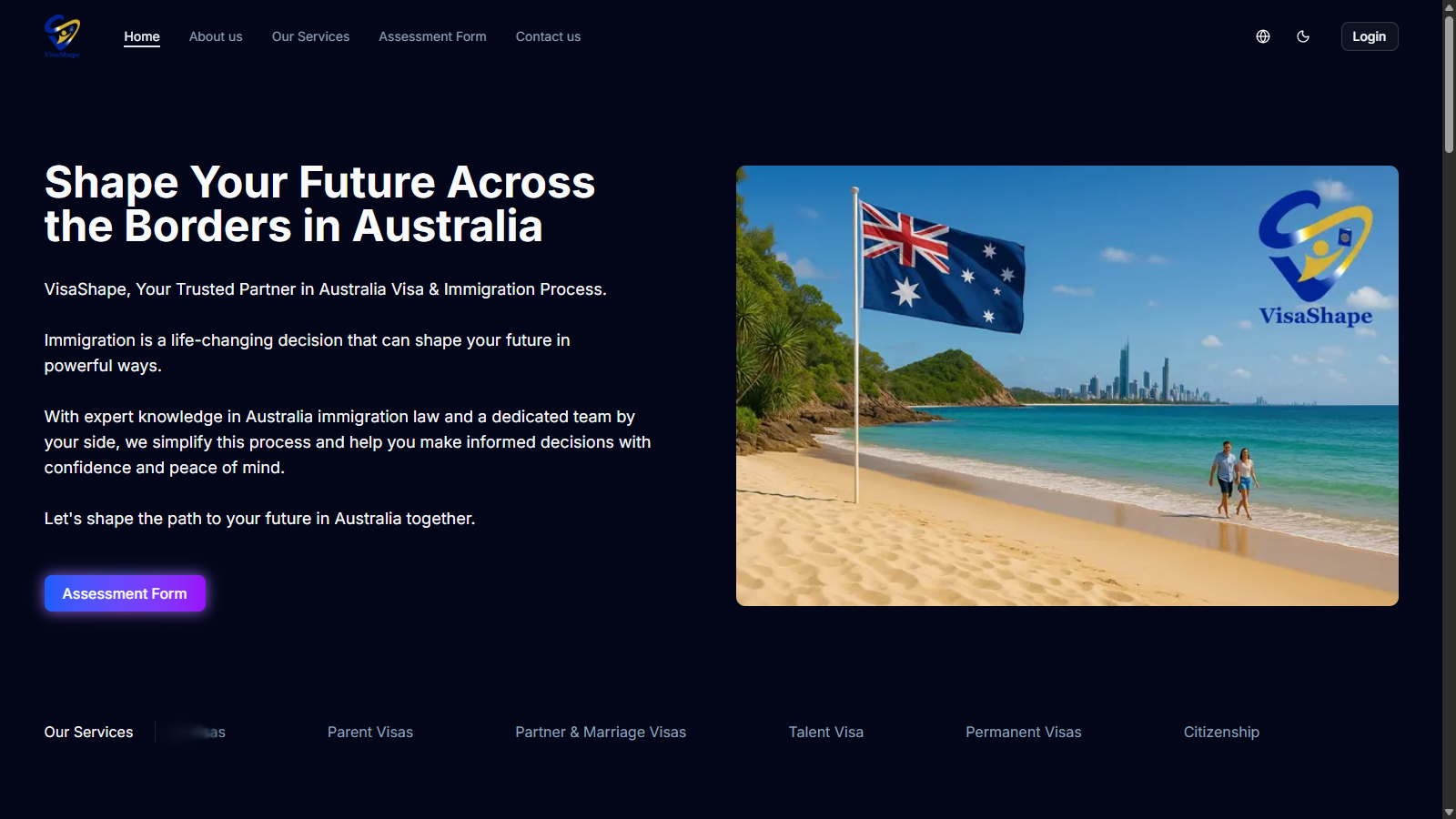 VisaShape screenshot